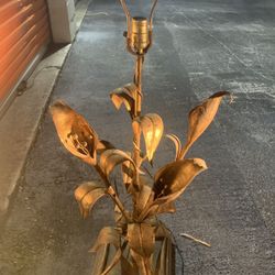 Antique metal lamp