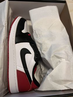 Jordan 1 Low Black Toe