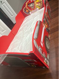 Toddler  paw patrol bed and Mattress