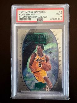 Kobe Bryant championship galaxy psa 9