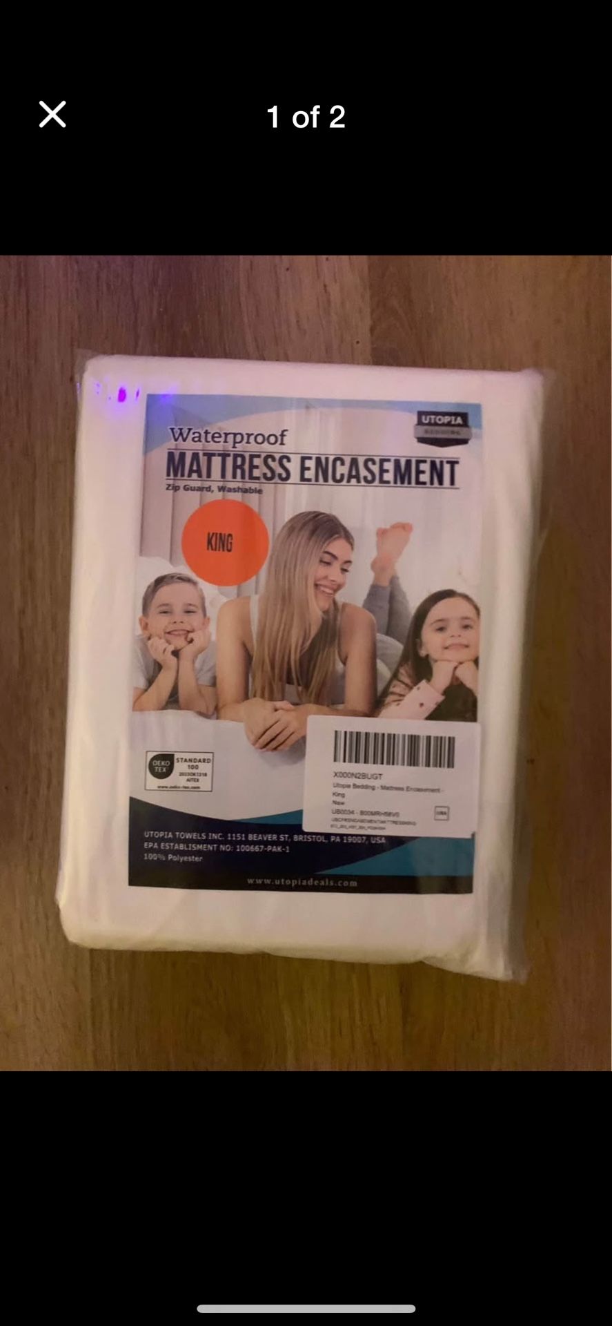 King Size Waterproof Mattress Cover- BRAND NEW