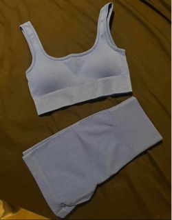Ribbed Two-Piece Athletic Set Brand New