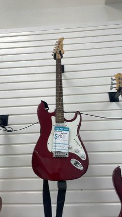 Crescent electric guitar
