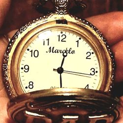 Vintage Dad Pocket Clock Watch