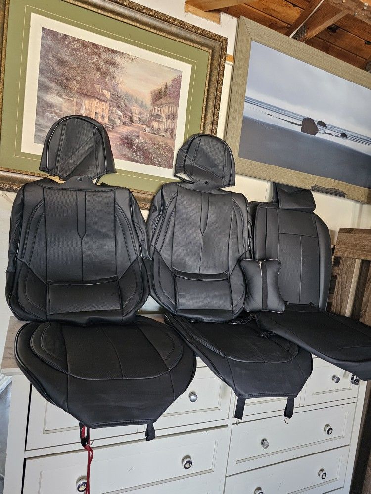 Seat Cover Leather Universal Fits Any Car  
