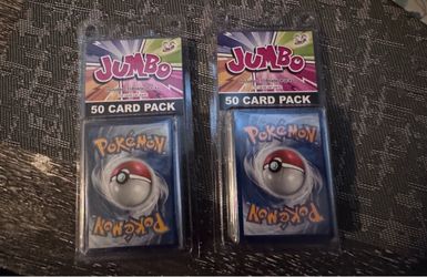 Pokémon Jumbo 50 Card Pack – Lot of 2