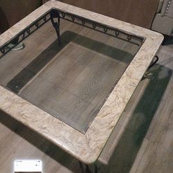 Marble Living Room Table Set