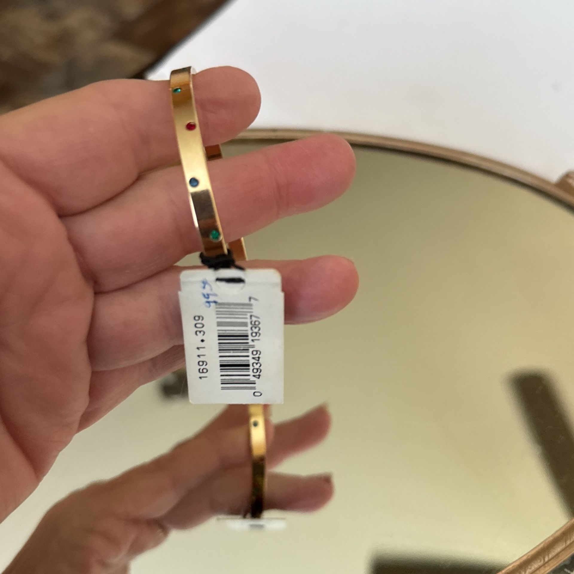 Vintage Swarovski Signed Bangle Bracelet