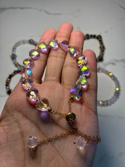 Pretty bead bracelets