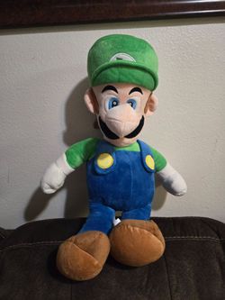 Luigi Mario bros Plush Toy "25"/ Peluche De Luigi de Mario bros "25"