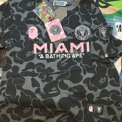 Brand New Bape X Inter Miami Size Men Small