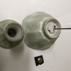 Antique Hidden Spots Ceramic Candle Bowl 