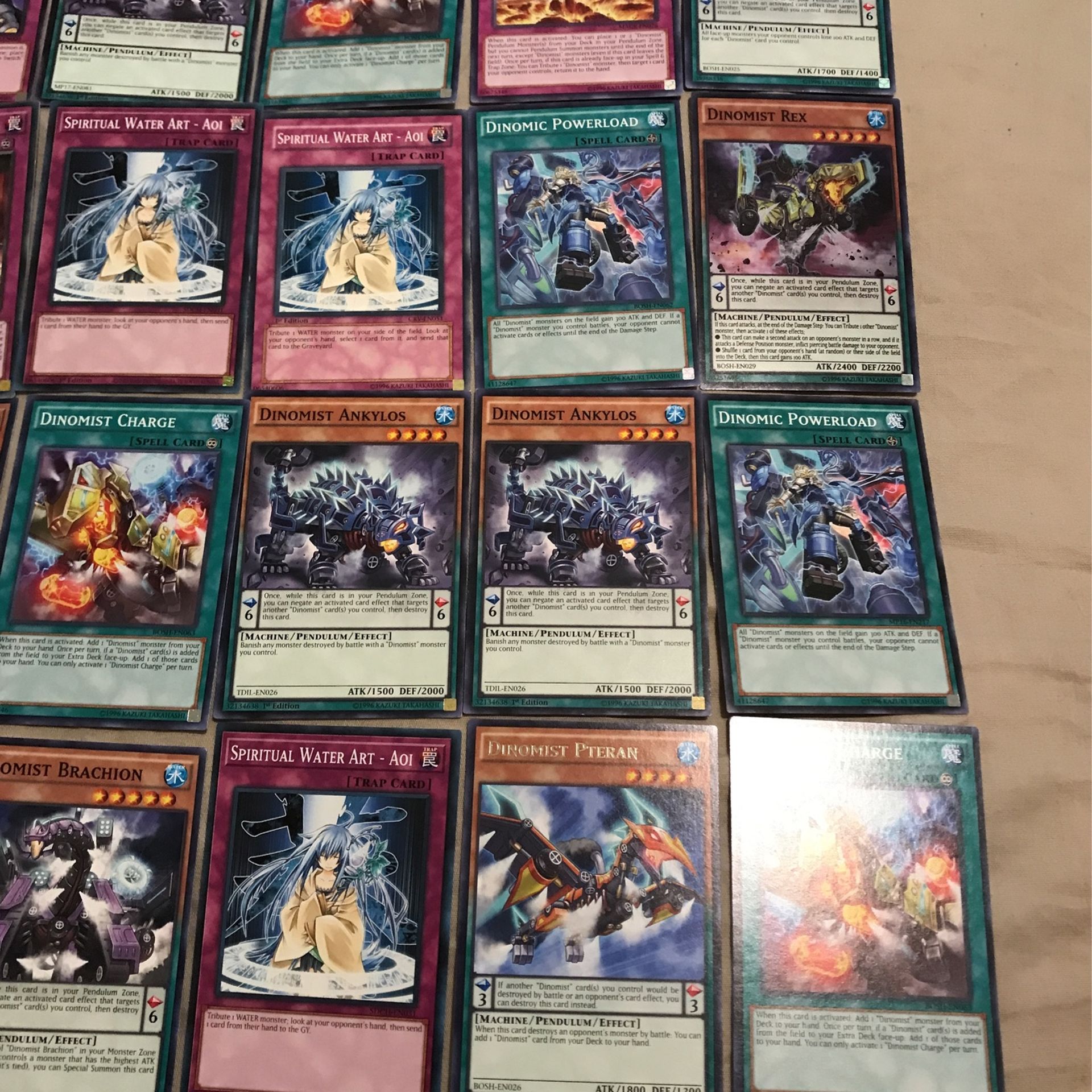 Yugioh Dinomist Deck