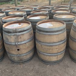 Wine Barrels, 3/4  and Halves !