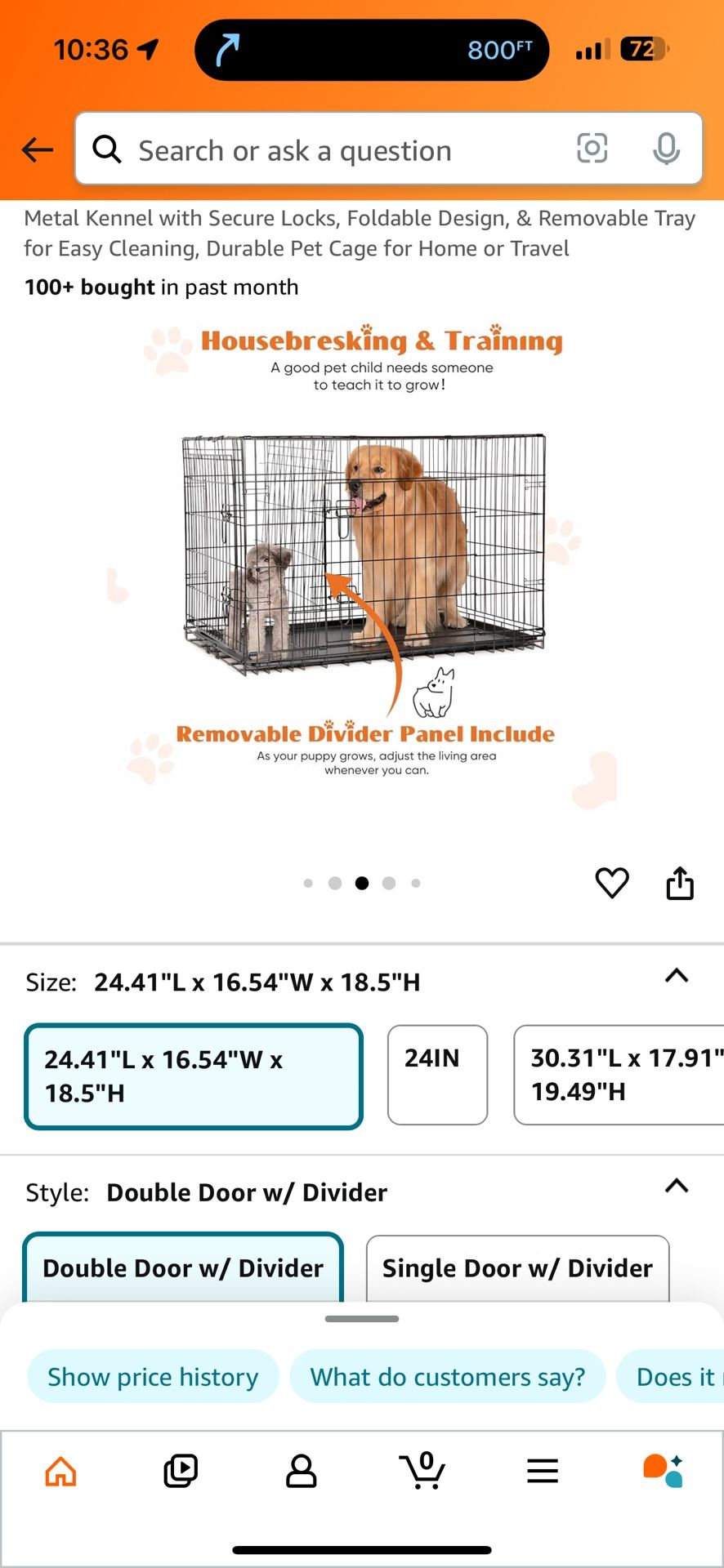 Dog crate (new) (Read ad before messaging)