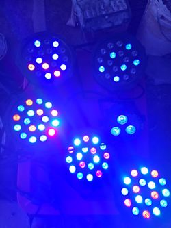 DJ lights and cords