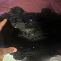 fluffy tote bag 