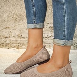 Beige Flats