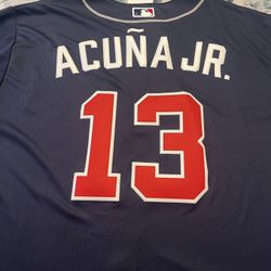 Acuna XL Braves Jersey 