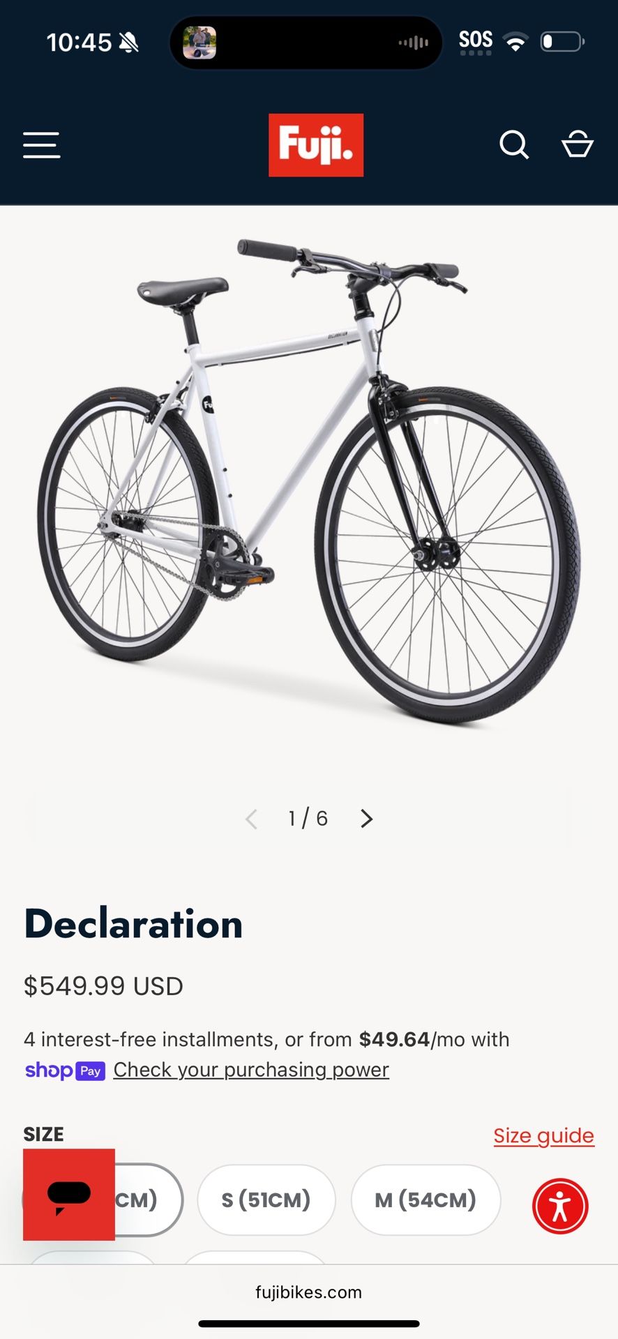 Fuji Declaration Bike