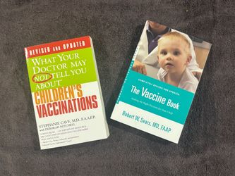 2-Book Vaccine & Children’s Health Book Lot