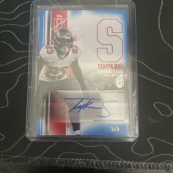 Tykee Smith autograph card 5/5