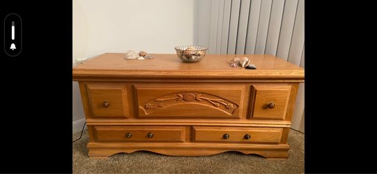 3-Pc Furniture Traditions Solid Oak Set: Dresser, Highboy, Hope Chest