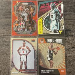 David Robinson Panini Card Lot