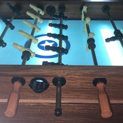 Real Wood Foosball Table - Lights Up