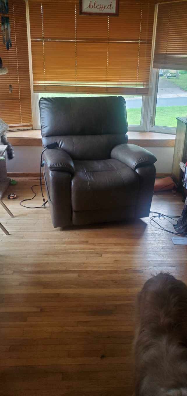 Assist Lift Leather Recliner