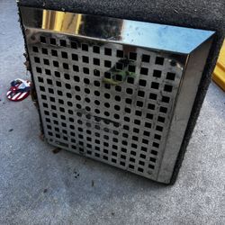 Car speaker Polk Audio 12" Subwoofer In Box And grill Car Stereo 