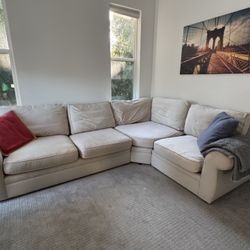 L Shape Sectional Sofa (Pottery Barn)