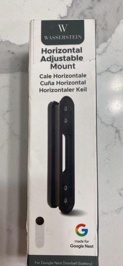 Wasserstein Horizontal Adjustable Mount for Google Nest Doorbell