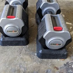 Lifesmart adjustable dumbbells 5-55lbs