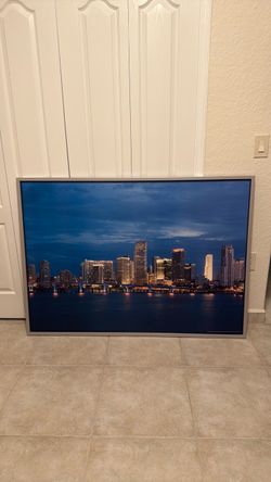 City Skyline Canvas Wall Art