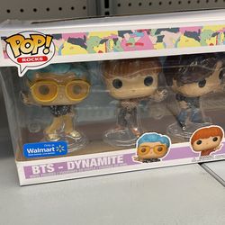 BTS Dynamite Funko Pop Rocks Set Of 7 Brand New