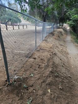 Chain link fence