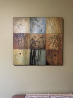 LiLeger Bamboo 36x36 inc (2X Picture Frames)