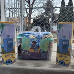 Blanket and 2 Speakers 