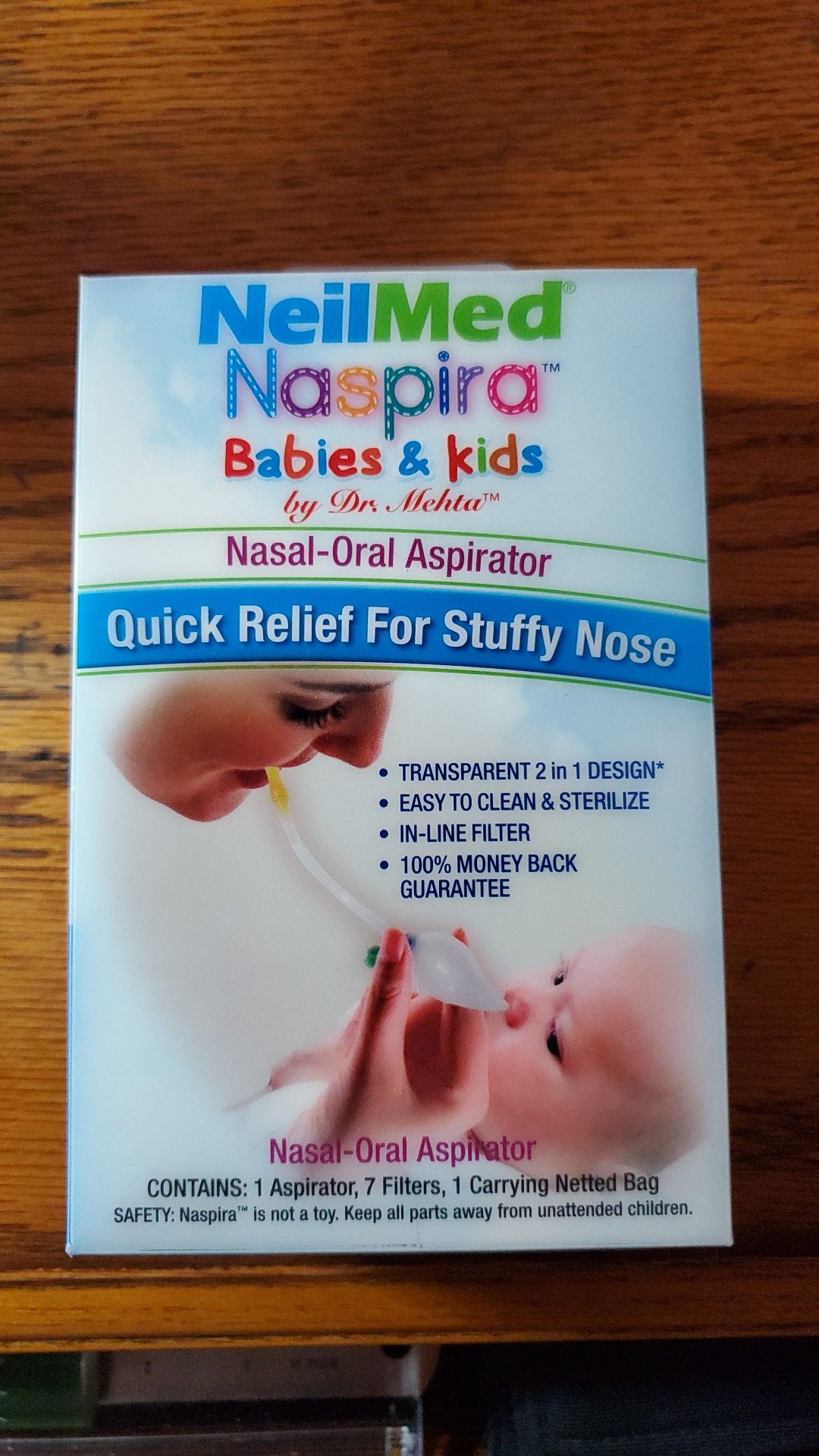 NeilMed Naspira Silicone Nasal Oral Aspirator - 1 ct