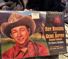 Roy Rogers & Gene Autry Singing Cowboys 10-VHS Box Set