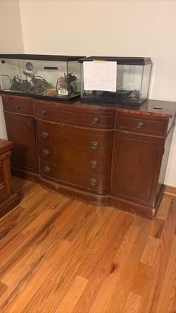 Antique Wooden Side Board
