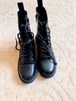 NEW Black Combat Boots