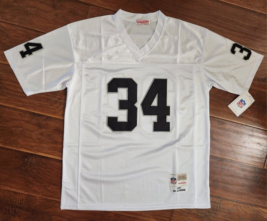 Las Vegas Raiders Bo Jackson #34 Throwback Retro stitched jersey