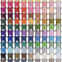 Simthread Embroidery Thread 800 Yards Snap Spools 108 Madeira Colors