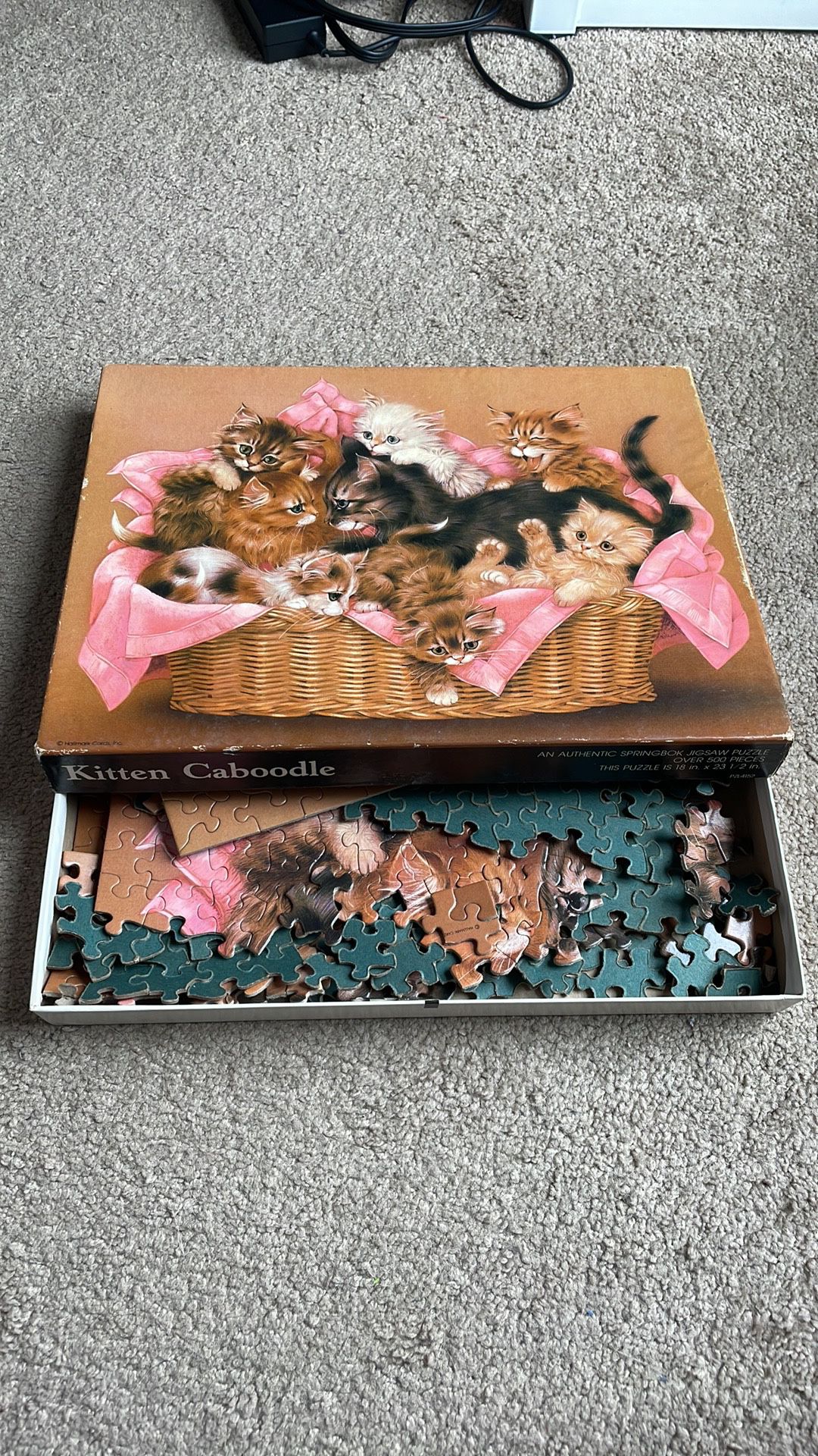 Vintage Puzzle: Kitten Caboodle