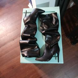 Tall Black Boots  Size 6 1/2