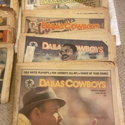 Vintage Dallas Cowboys Weekly Magazines 