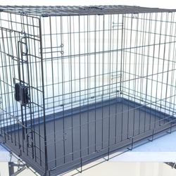 Like New Single Door 36"  Long  Dog Crate Collapsible  Kennel