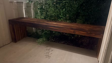 CUSTOM WOOD BENCH